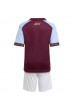 Aston Villa Jalkapallovaatteet Lasten Kotipeliasu 2025-26 Lyhythihainen (+ Lyhyet housut)